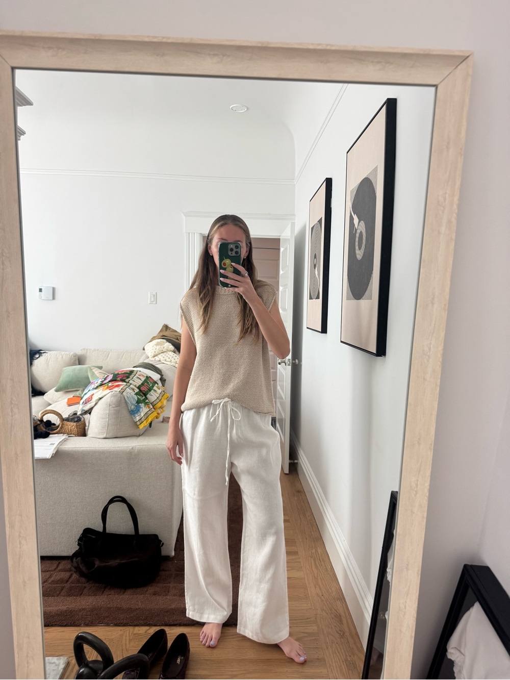 Reformation Olina Linen Pant